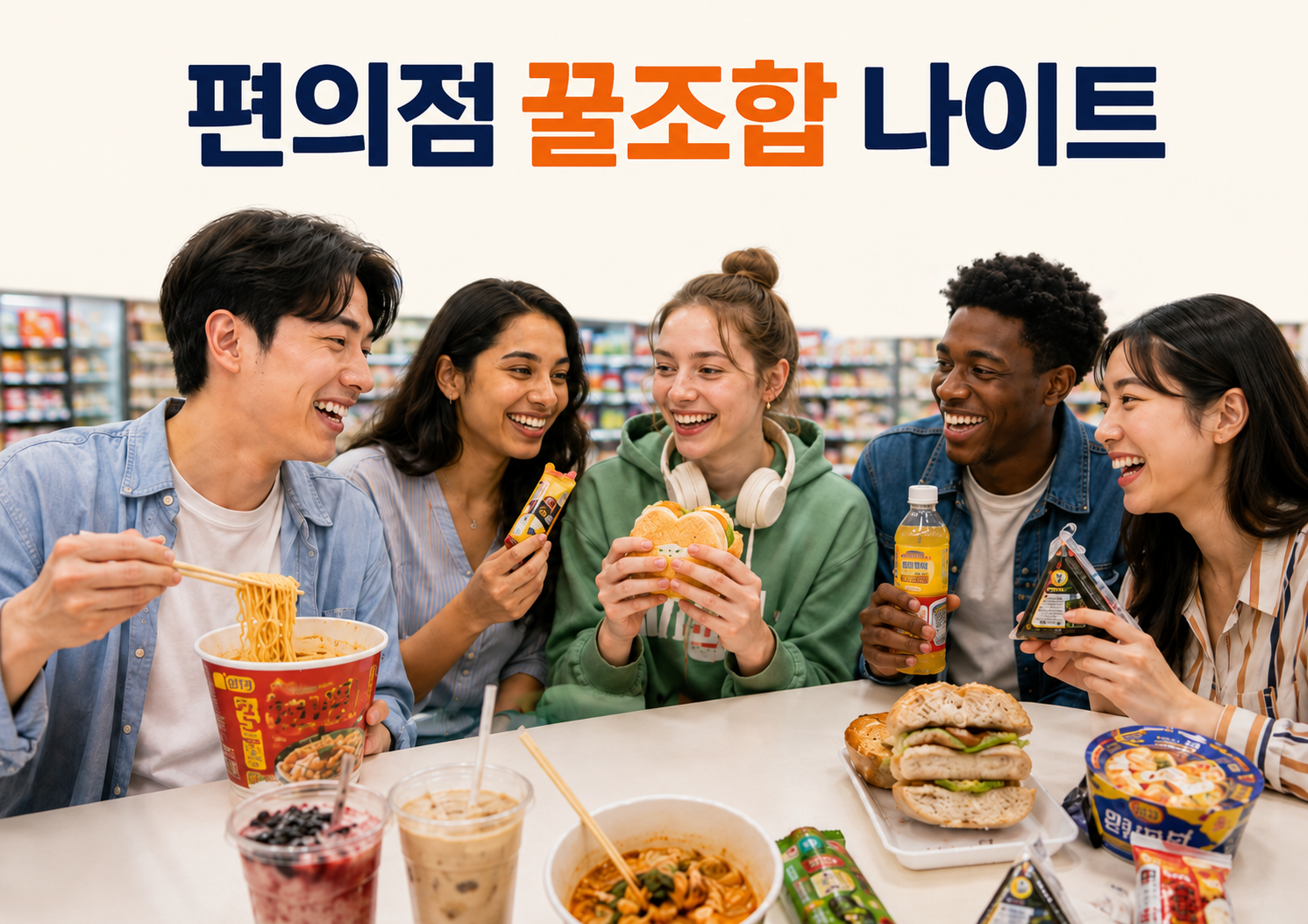 편의점 꿀조합 나이트😋💫 대표 이미지